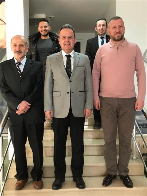 Kaymakamımız Sayın Bülent KARACAN, Kayseri Yozgatlılar Federasyonu Başkanlığına Seçilen Sayın Deniz ÇAĞAN’ı Ziyaret Etti